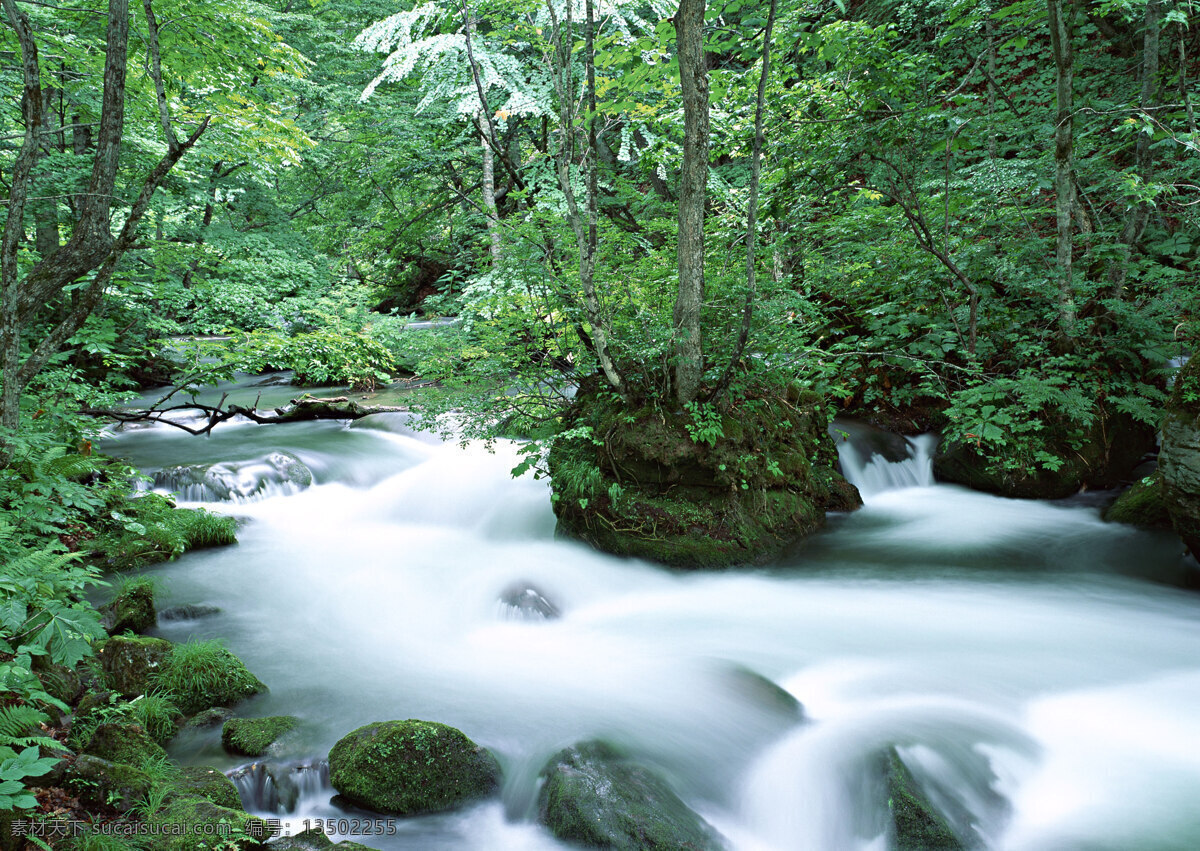 湍急 河流 自然 风景 水花 水雾 溅出 急流 山水风景 风景图片