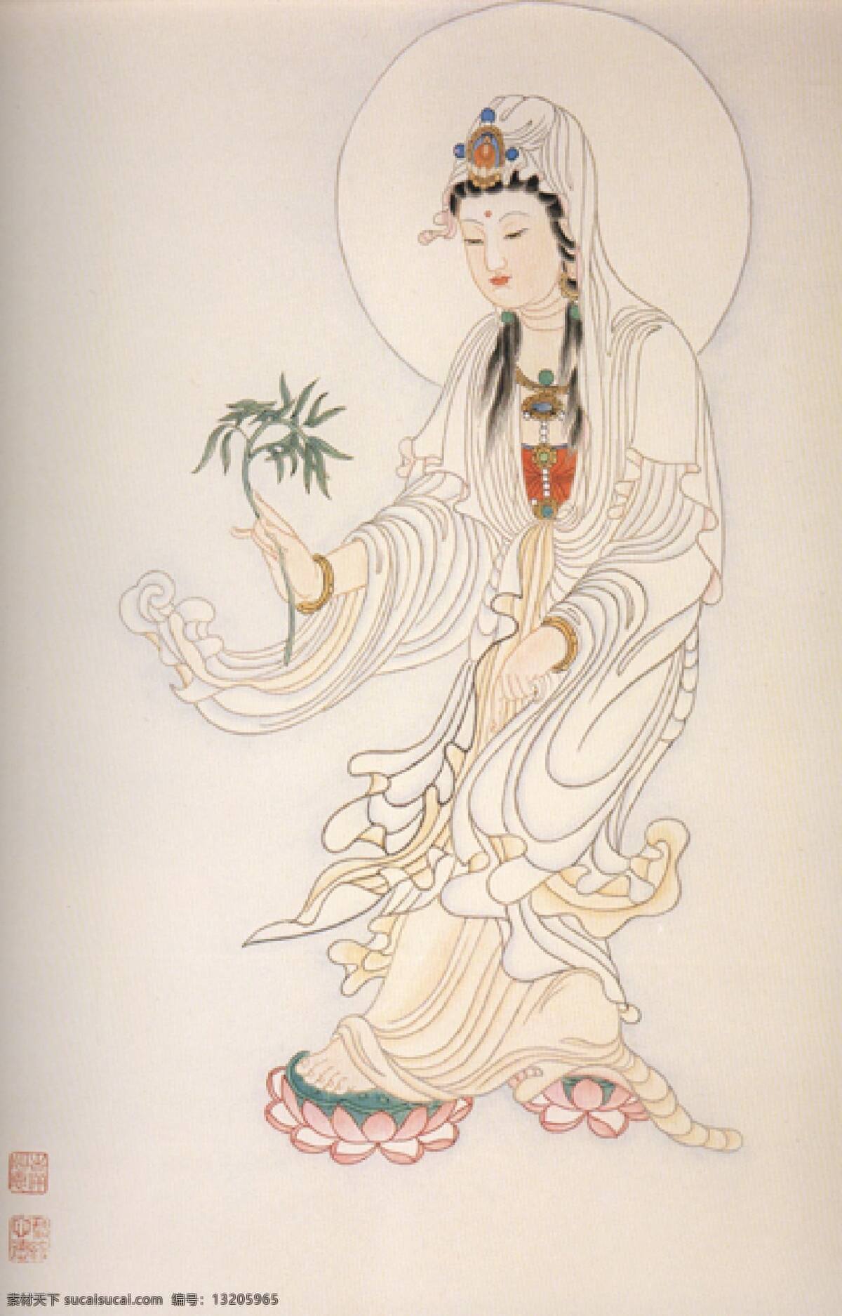 观音 三 十 二 相 菩萨 装饰 美术 工艺 祠堂人物 人物图库 职业人物
