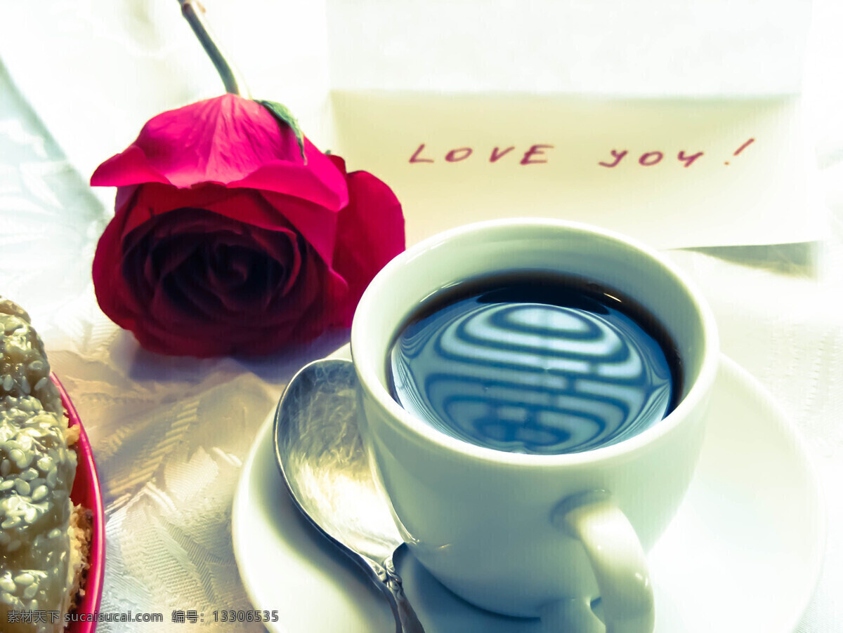 咖啡 早点 玫瑰花 点心 休闲时光 咖啡文化 时尚 背景画面 清晨时光 咖啡图片 餐饮美食