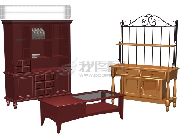 3d 豪华 柜 茶几 桌 豪华柜茶几桌 桌子 3d素材 3d设计 3d效果图 max 白色