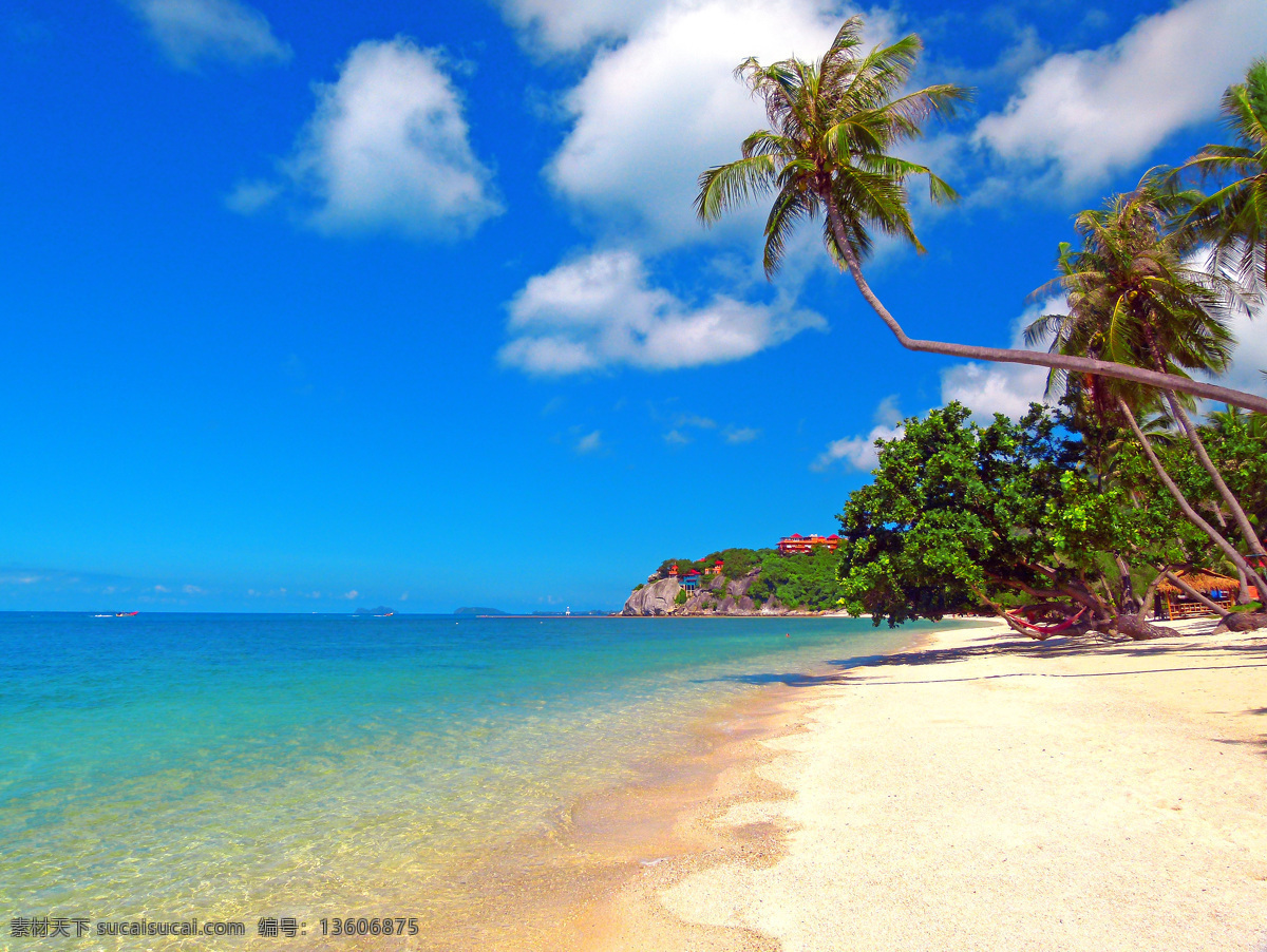 白云 大海 风光 风景 海边 海滩 海洋 景观 滩 蓝天 椰子树 沙滩 景色 热带 天空 自然 美景 美丽自然 自然风景 自然景观 psd源文件