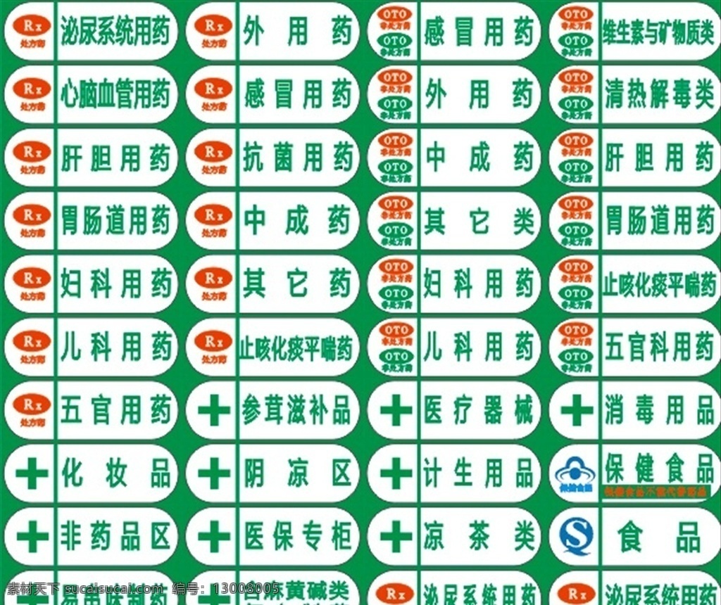 药店 药品 标识 牌 标识牌 快速获取 简单快捷 标志图标 公共标识标志