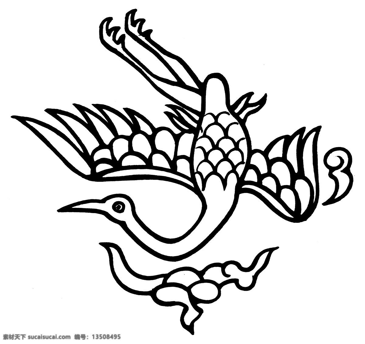 清代花鸟图案 中国 传统 图案 中国传统图案 设计素材 花鸟图案 装饰图案 书画美术 白色