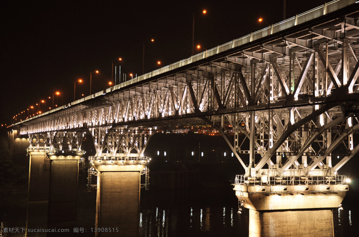 大桥 重庆 夜景 光影 重庆印象 建筑摄影 建筑园林