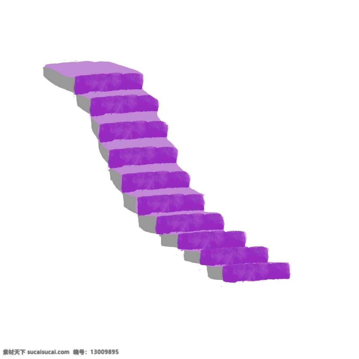 紫色 楼梯 卡通 插画 卡通插画 楼梯插画 梯子插画 台阶插画 装修楼梯 紫色的楼梯 长长的楼梯