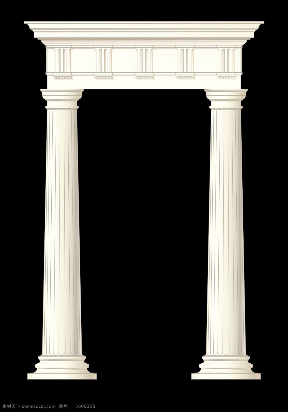 罗马柱 欧洲 石柱 雕刻 石刻 建筑花纹 手绘 建筑材料 矢量 环境设计 建筑设计