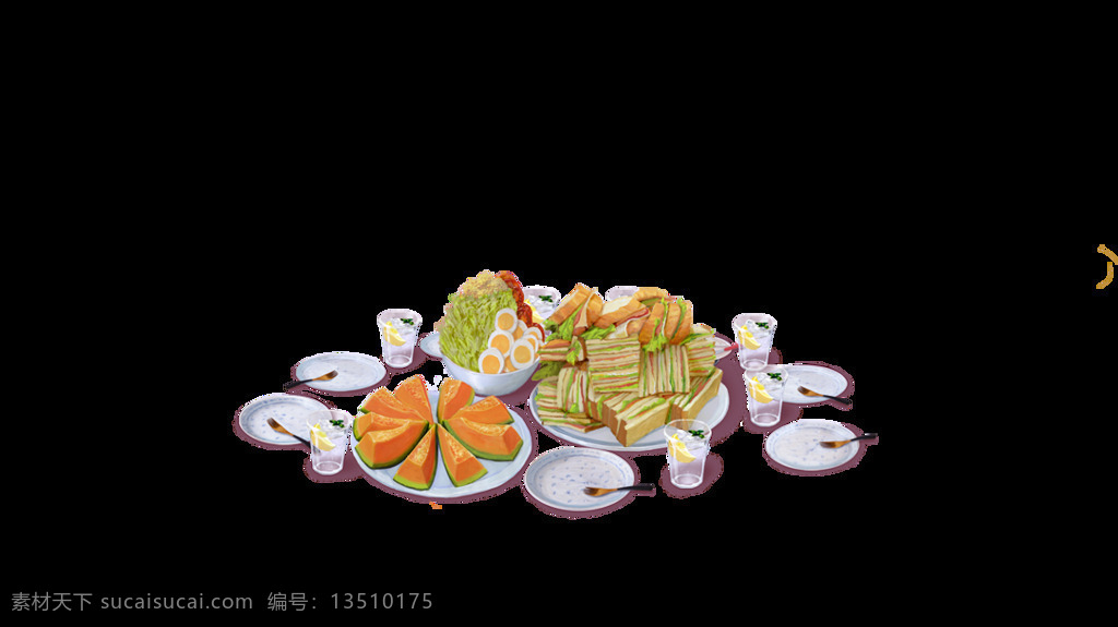 创意 美食 元素 png元素 透明素材 装饰 免抠元素