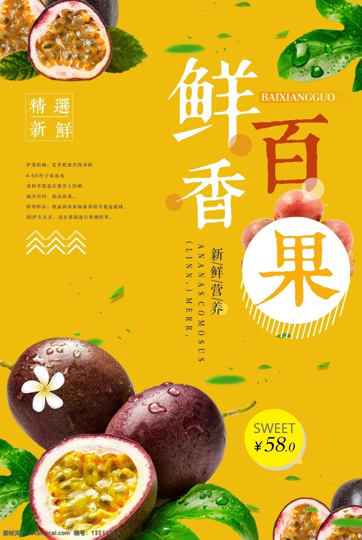 新鲜 百香 果 水果 美味 果汁海报 创意海报 新品推荐 宣传海报 宣传 果汁 宣传画册 冷饮店 冷饮宣传 百香果 果汁特饮 新品特惠 海报 水果商铺 免费模版