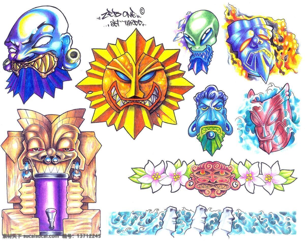 插画 风格 人物 头像 插画头像 创意 插画集