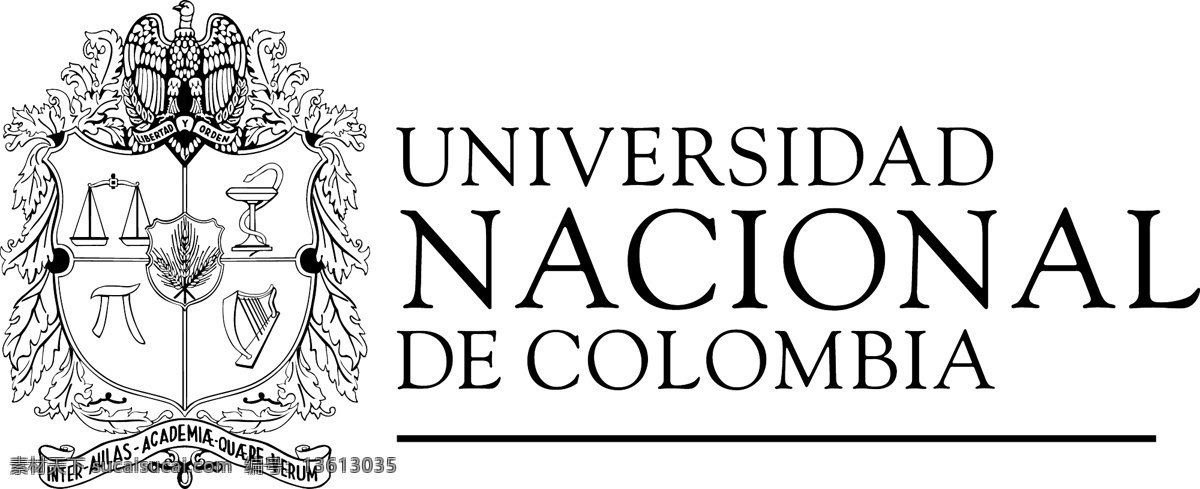 哥伦比亚 国立 大学 自由 标志 universidad nacional de 免费 psd源文件 logo设计