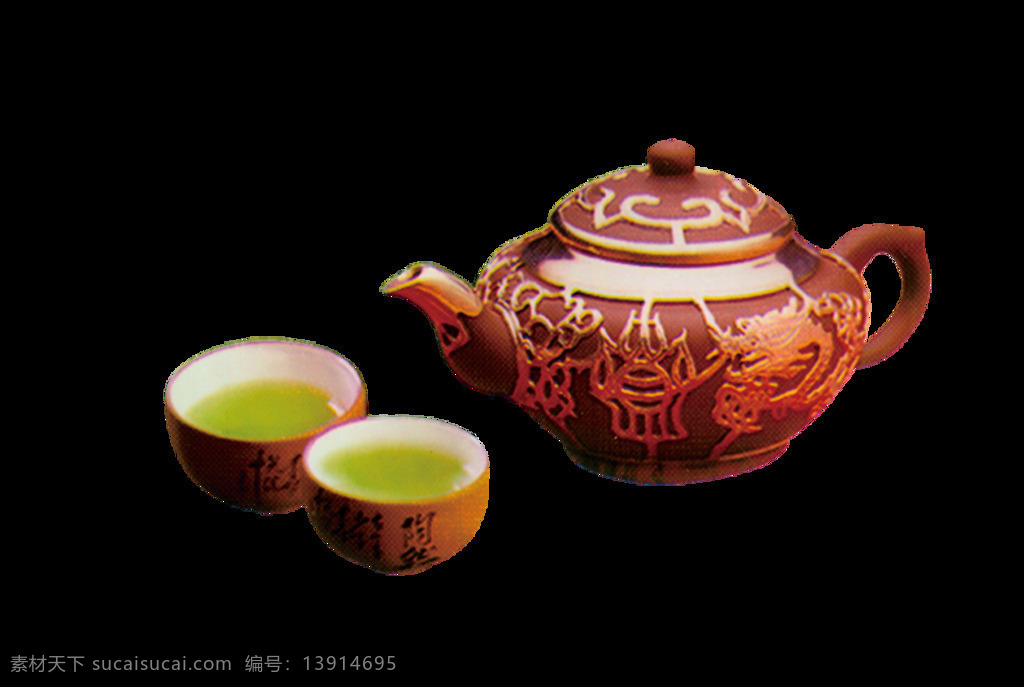 精致 红褐色 茶具 产品 实物 茶道 产品实物 黄色茶水 泡茶 深色茶具