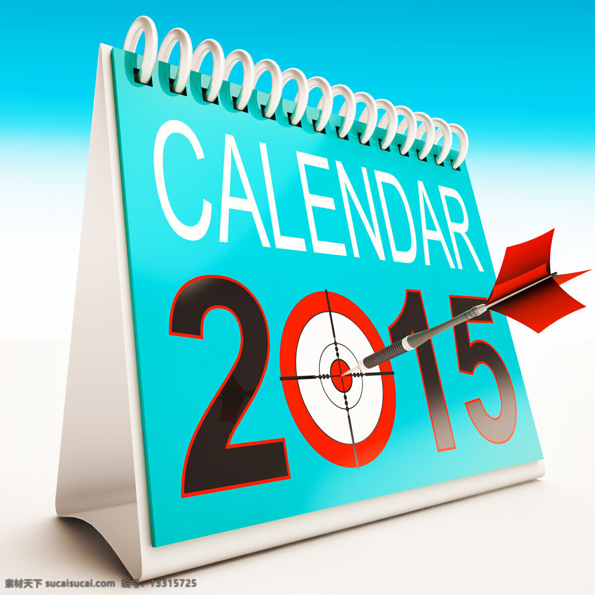 2015 目标 显示 日历 年 组织者