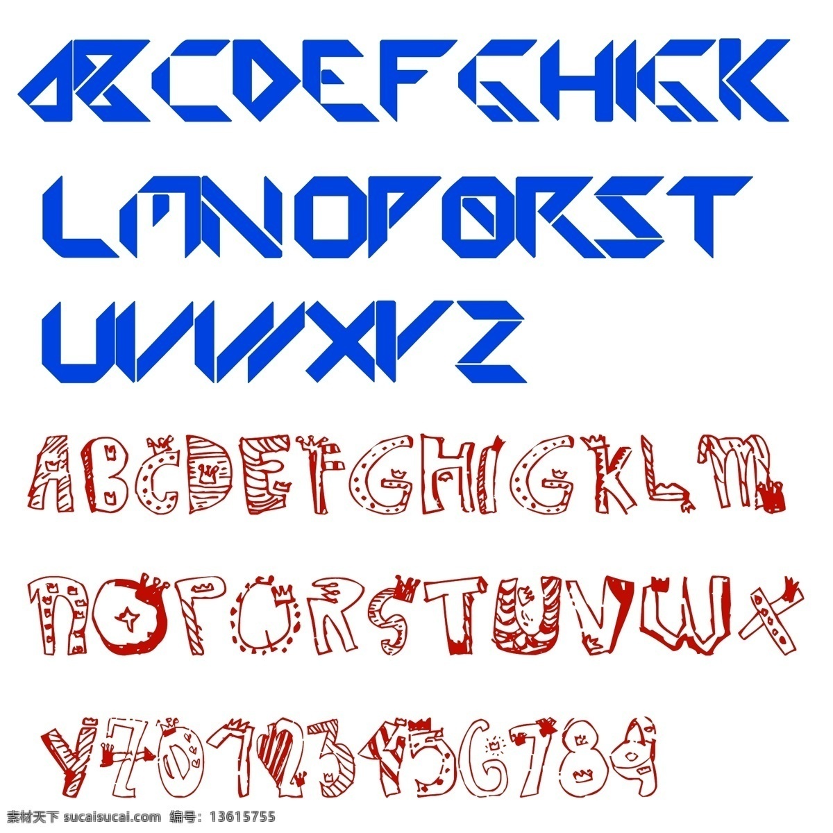 英文 字母 七巧板 英文字母 logo设计 卡通字母 普通矢量素材 矢量