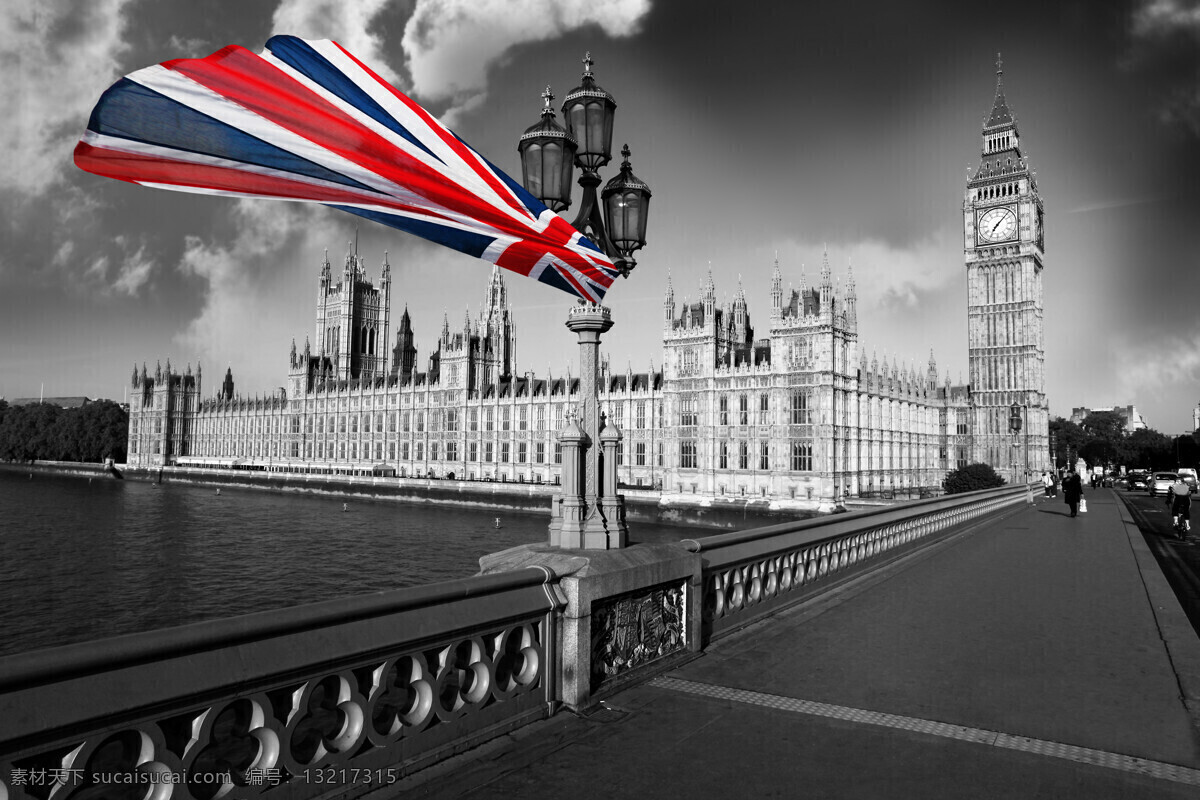 英国 国旗 大本钟 建筑 英国国旗 英国风景 伦敦风景 城市风景 伦敦建筑风景 美丽风景 地图图片 生活百科