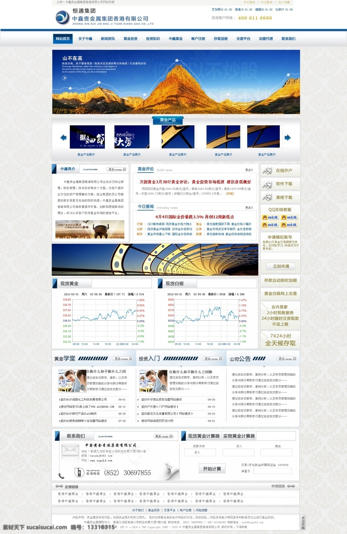 金融 公司 网站 金色纹理背景 蓝色网站 网页模板 纹理背景 源文件 中文模版 金融公司网站 矢量图 商务金融