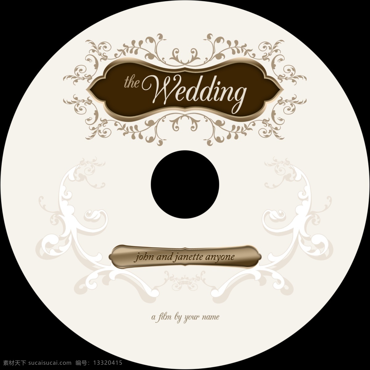 时尚 婚礼 盘面 模板 婚礼礼盘 其他模版 广告设计模板 源文件