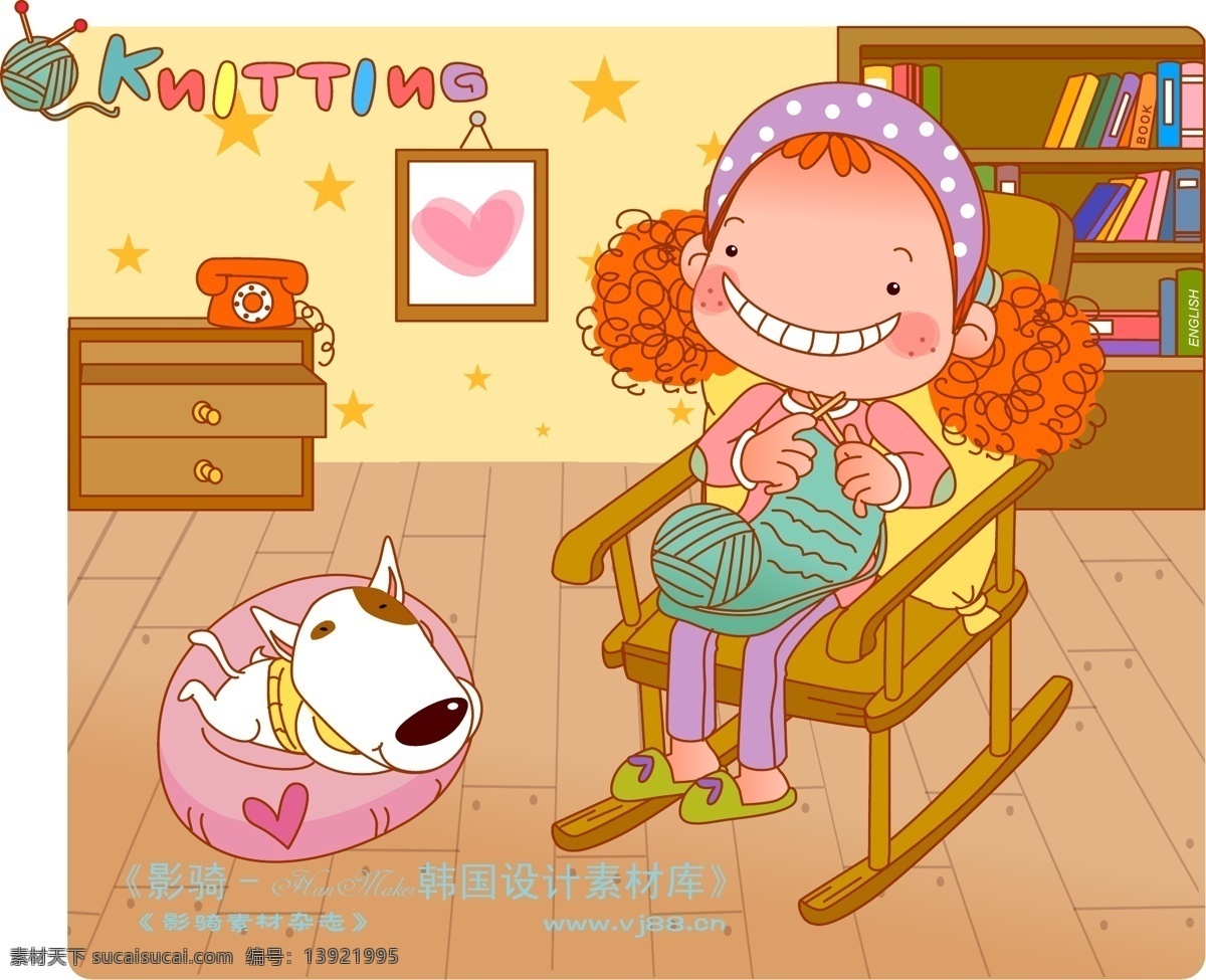可爱 胖 女孩 hanmaker 韩国 设计素材 库 矢量 可爱胖女孩 卡通漫画 游玩 生活 矢量人物