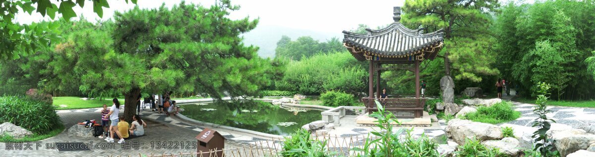 风景 国内旅游 湖水 旅游摄影 绿树 山水 亭子 宜人 风景图片 宜人风景 风光秀丽 北京植物园 风景画绿色 家居装饰素材 山水风景画