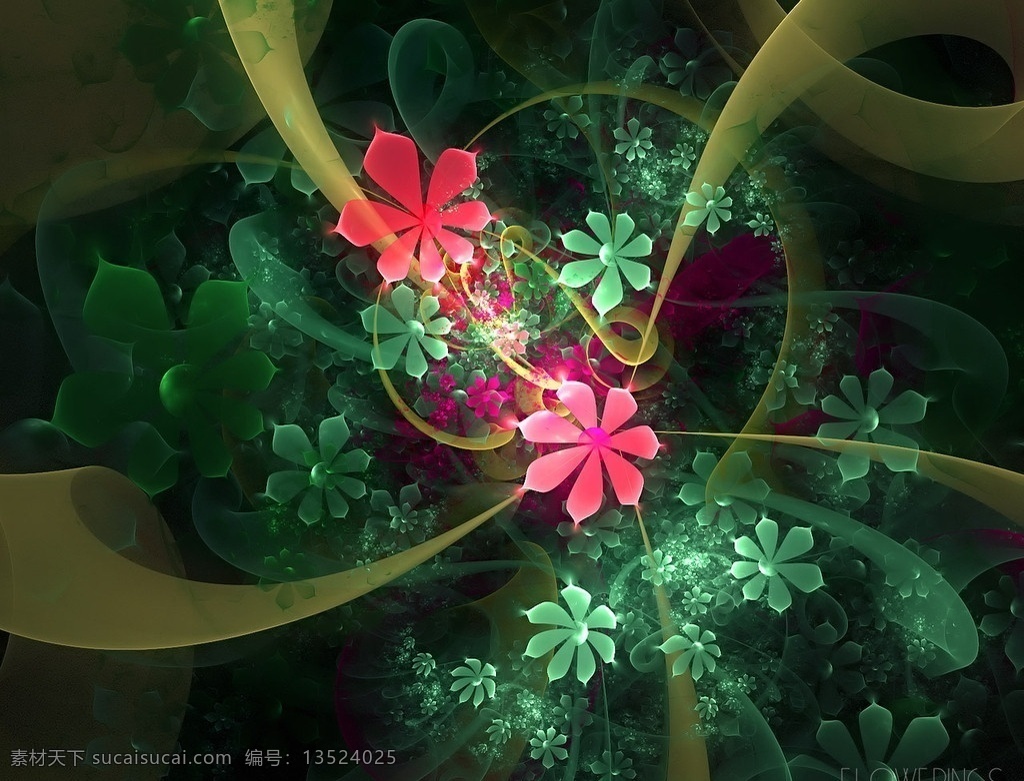 3d 梦幻 抽象 花朵 壁纸 系列 超酷壁纸 3d壁纸 花卉 3d设计 3d作品 设计图库 自然风光 自然景观