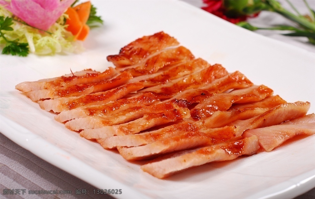 澳门烧猪颈肉 美食 传统美食 餐饮美食 高清菜谱用图