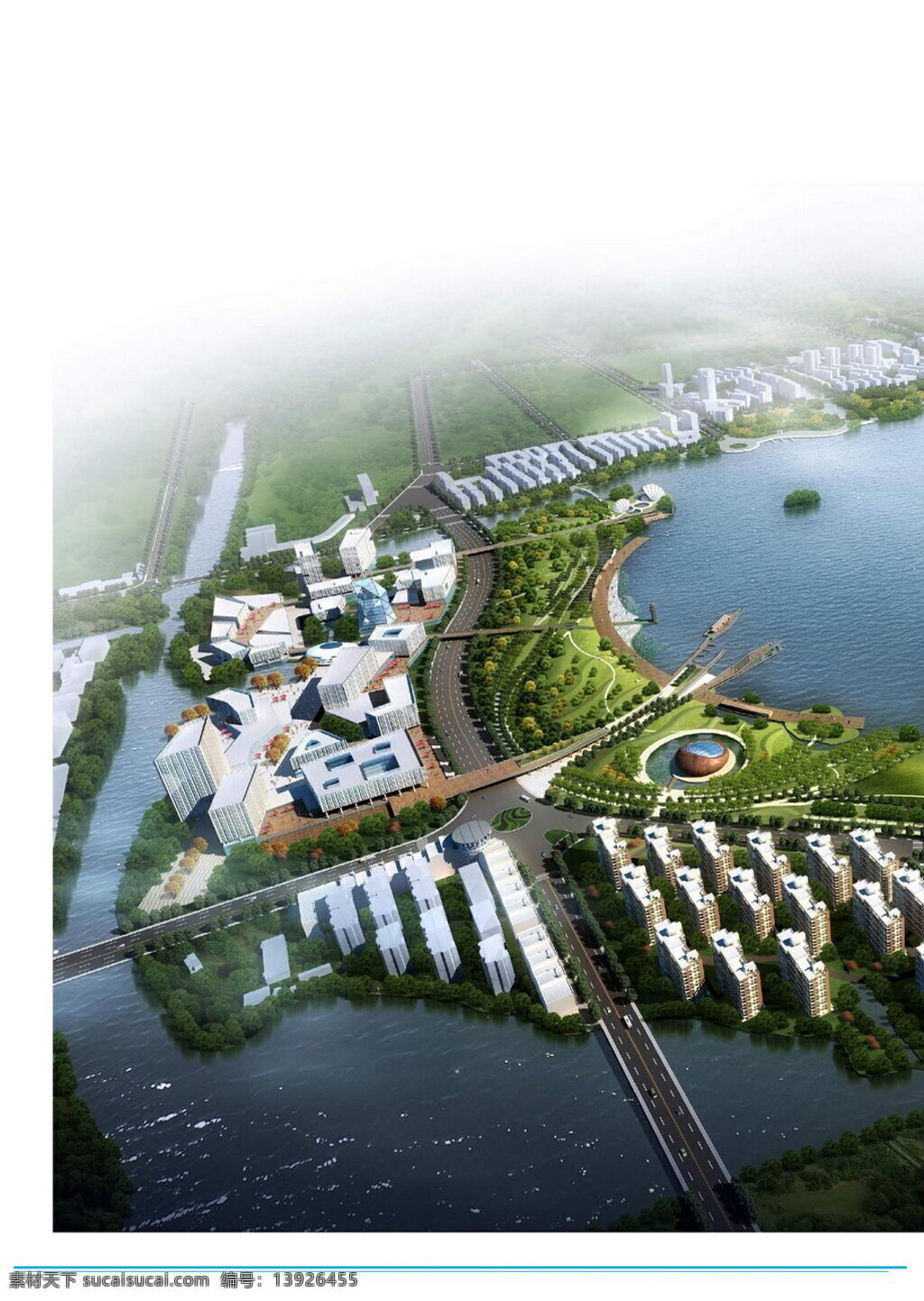 绍兴县 轴 湖 城市设计 瓜 渚 园林 景观 方案文本 滨 水 规划 白色