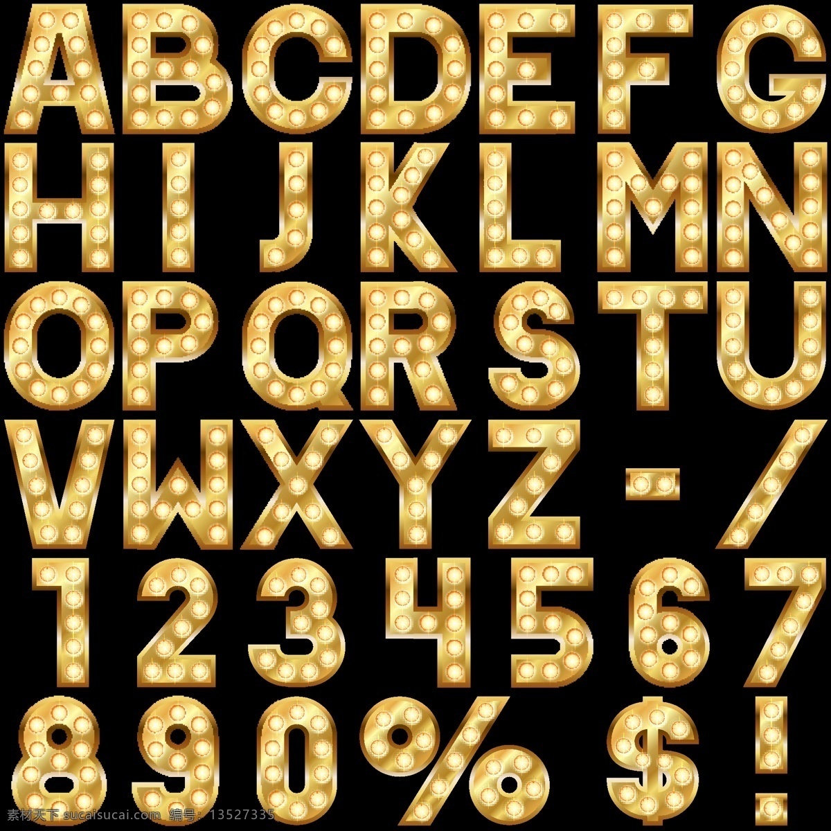 金属 字母 数字 矢量 模板下载 金属图案 金色 英语 艺术字体 书画文字 生活百科 矢量素材 黑色