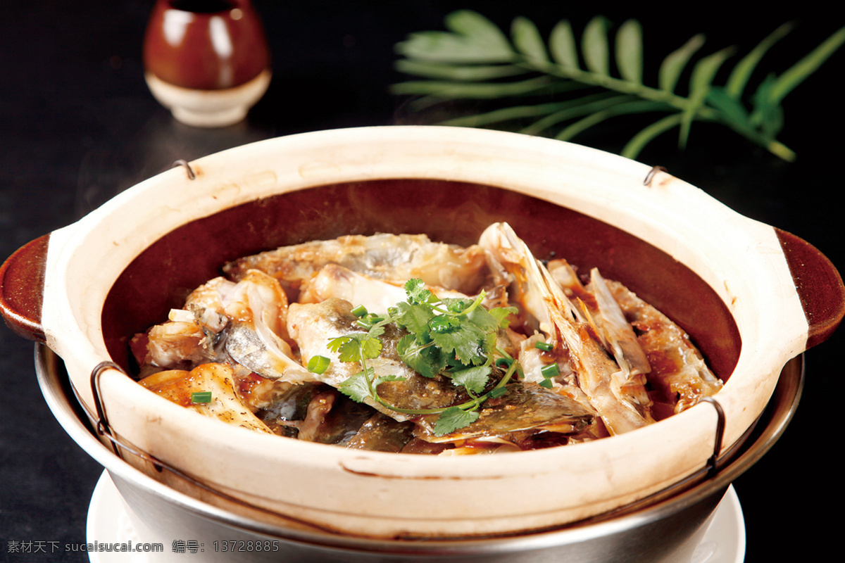砂锅焗鱼头 美食 传统美食 餐饮美食 高清菜谱用图