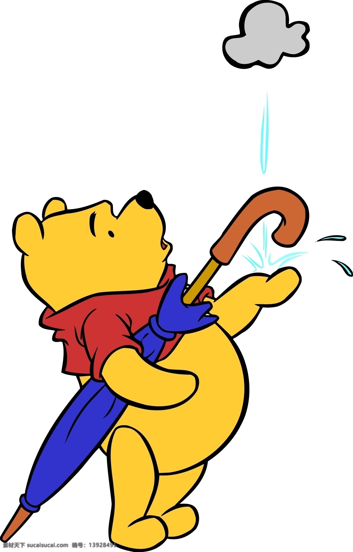 小熊维尼 家禽家畜 其他设计 生物世界 pooh 矢量 矢量图