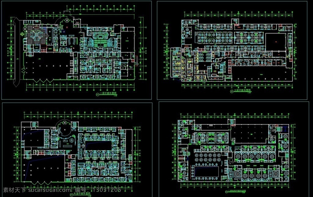 酒店 ktv 布置图 平面图 布局图 室内设计 cad 施工图纸 cad设计图 源文件 dwg