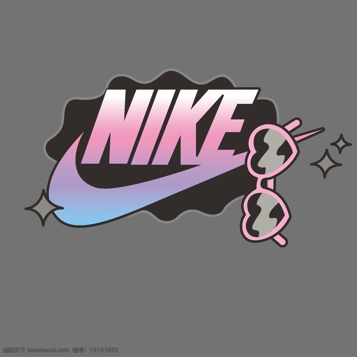 耐克nike 云朵 眼镜 运动标 体育品牌标 标志图标 其他图标