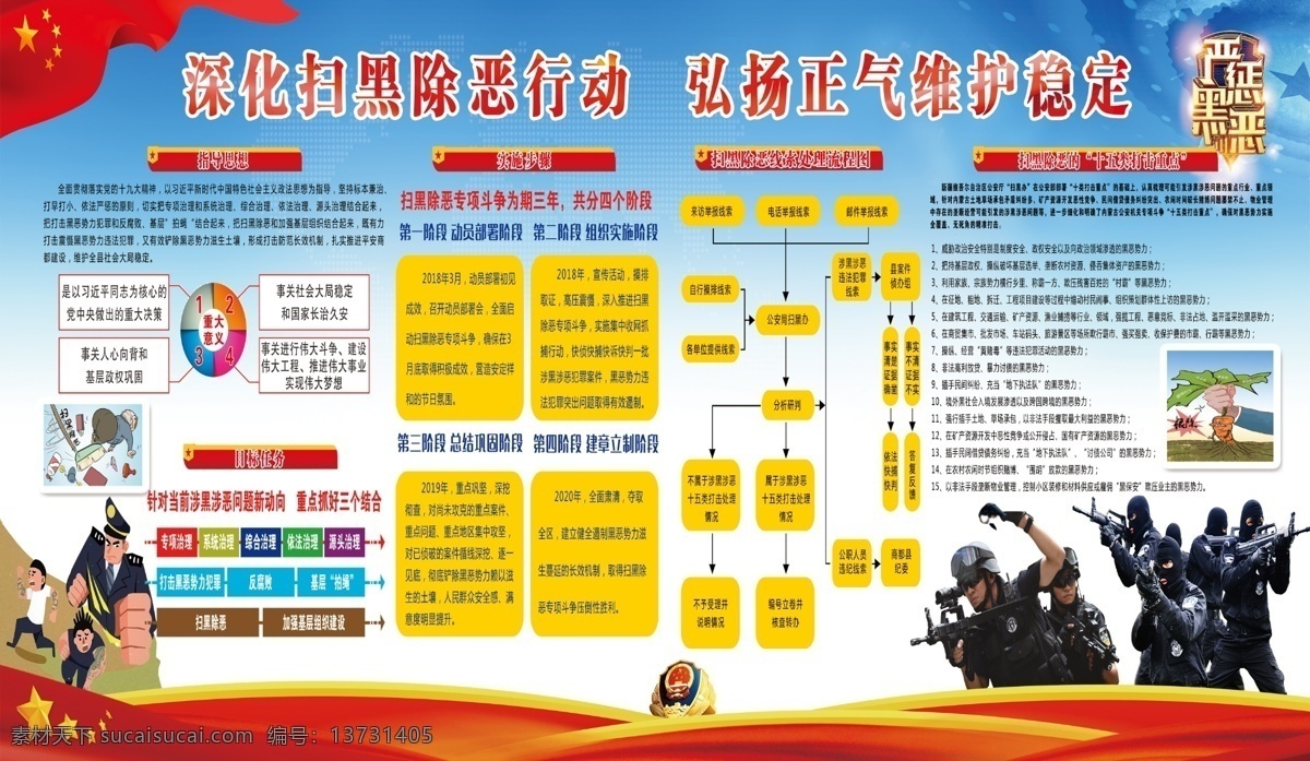 扫黑除恶 打黑除恶 打黑 打黑版面 扫黑宣传
