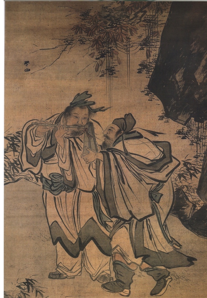 八仙图屏 传统 古典 绘画 神仙 张路 八仙 绘画书法 文化艺术
