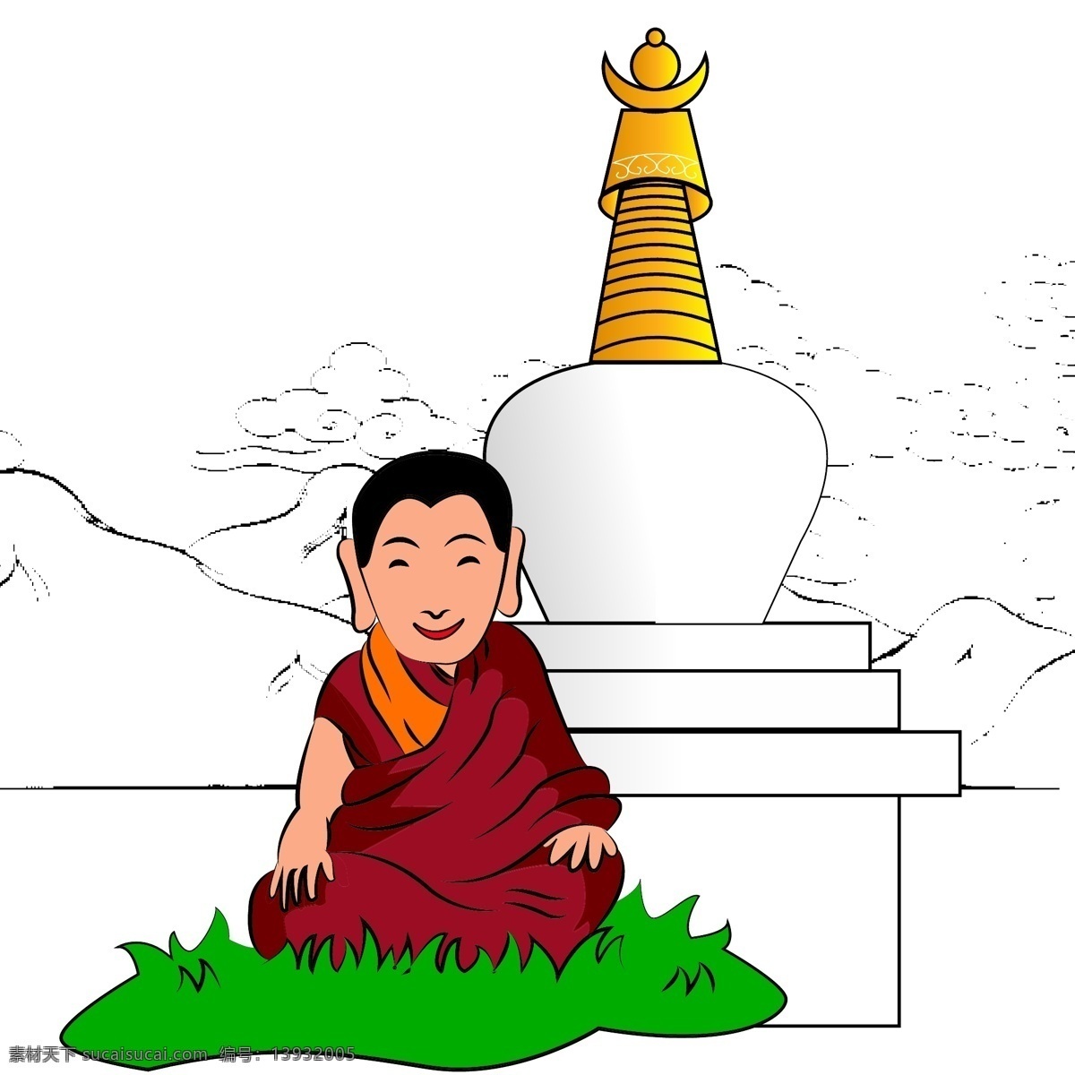 藏族 喇嘛 青藏高原 雪山 文化艺术 宗教信仰