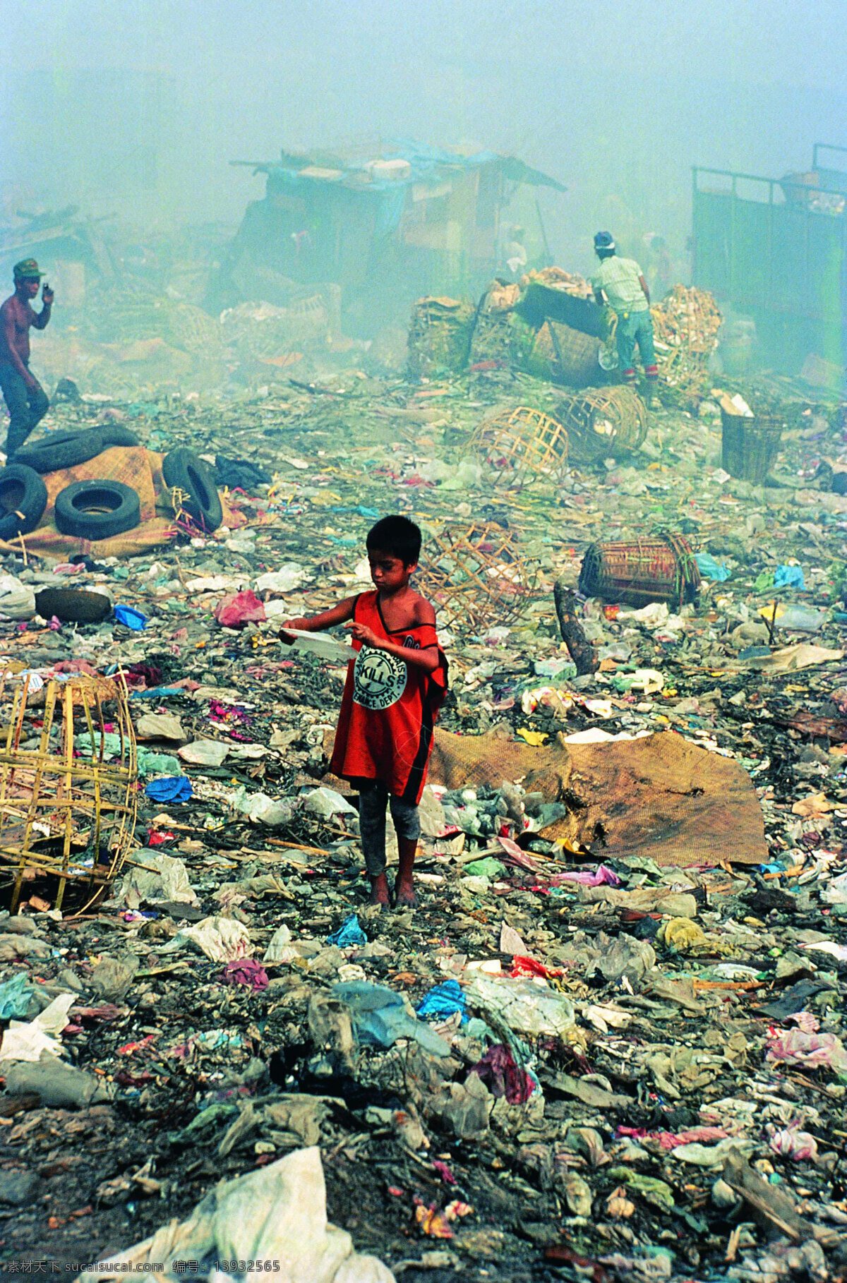环保简报 环保 垃圾污染 生活百科 摄影图库