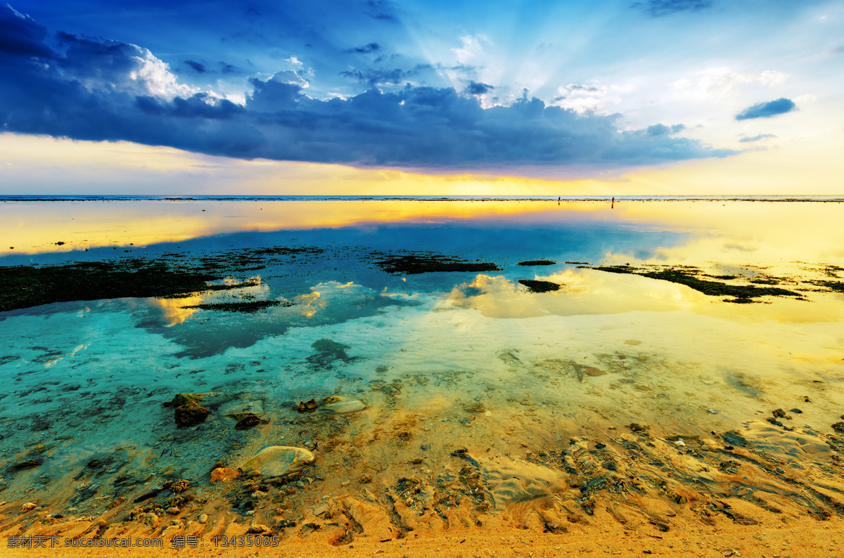 海边日落 海边 海滩 日落 黄昏 夕阳 自然风光 风景 大海 自然 景色 高清 自然风景 自然景观
