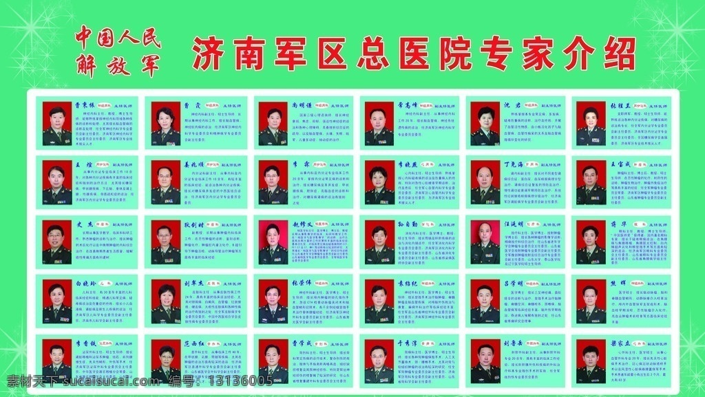 济南军区 总医院 专家 介绍 医院 医生 人民 解放军 分层 源文件