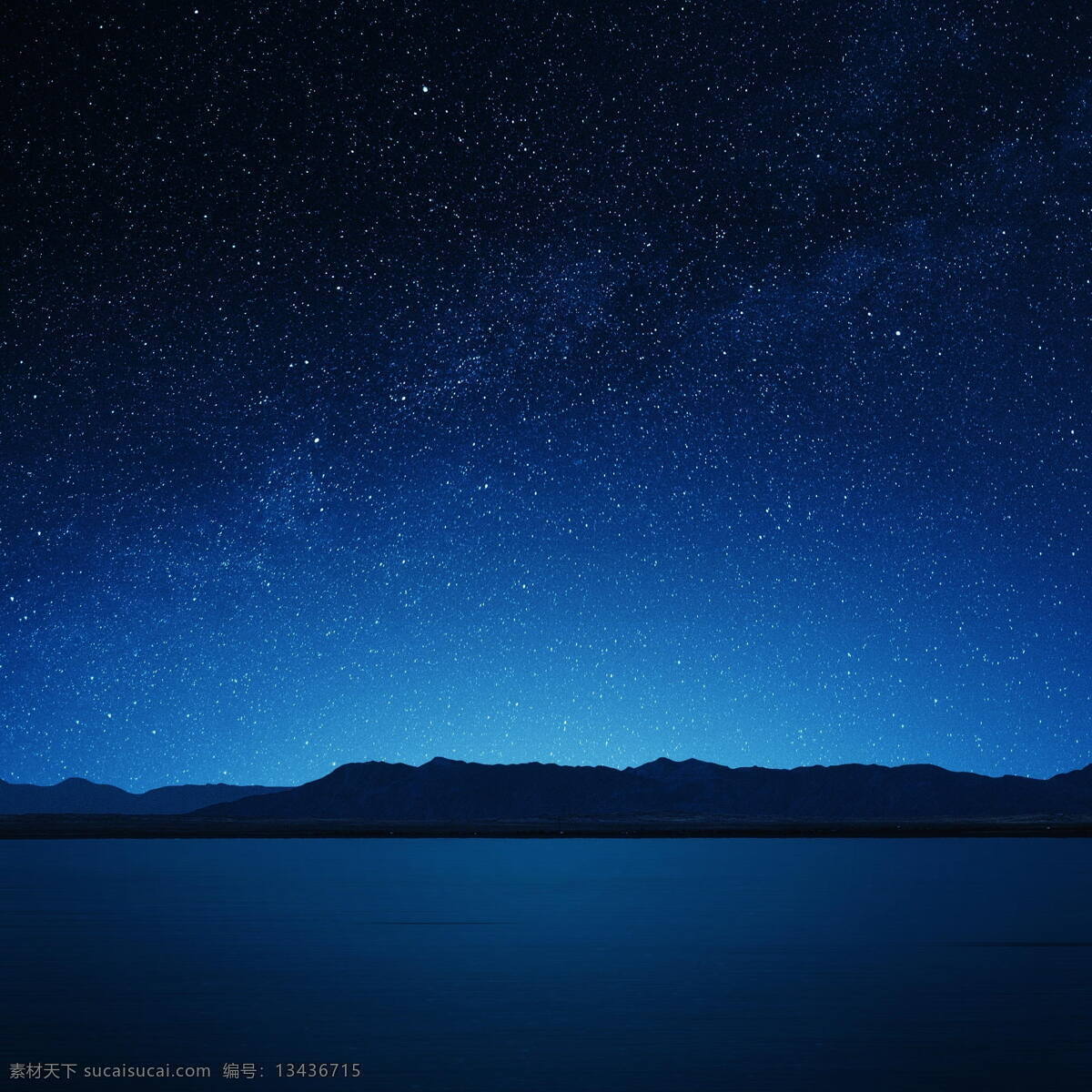 浪漫 星空 唯美 背景 深蓝 渐变 夜空 海报 广告