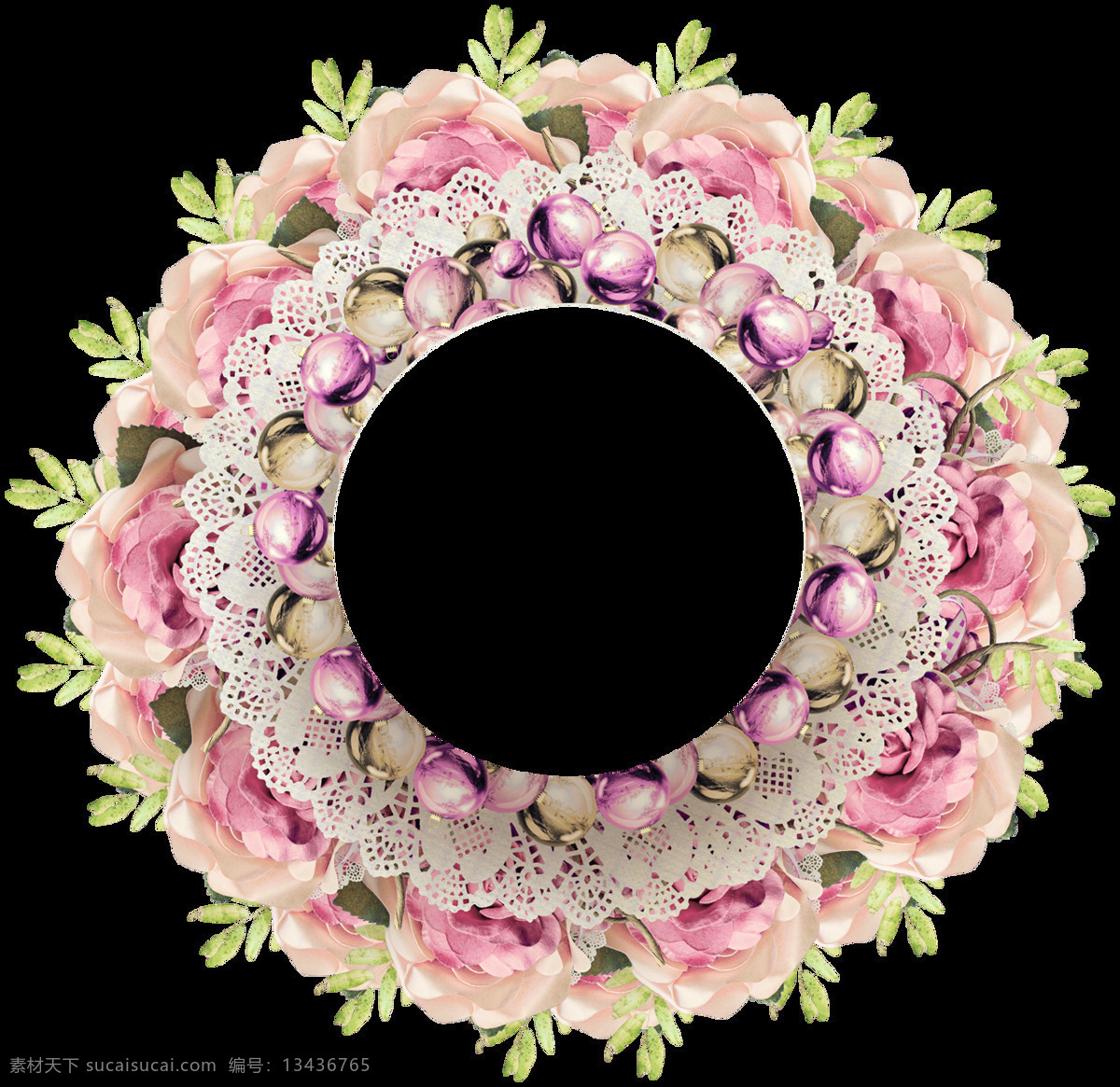 粉色 精美 花环 花纹边框 边框素材 边框花纹 精美花纹花边 欧式花纹 优雅花纹 水彩手绘 手绘装饰花 清新花卉 浪漫花卉 水彩花朵 梦幻花 玫瑰花环