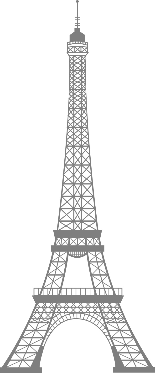 艾菲尔铁塔 铁塔 美国建筑 铁塔简画 美国 白色
