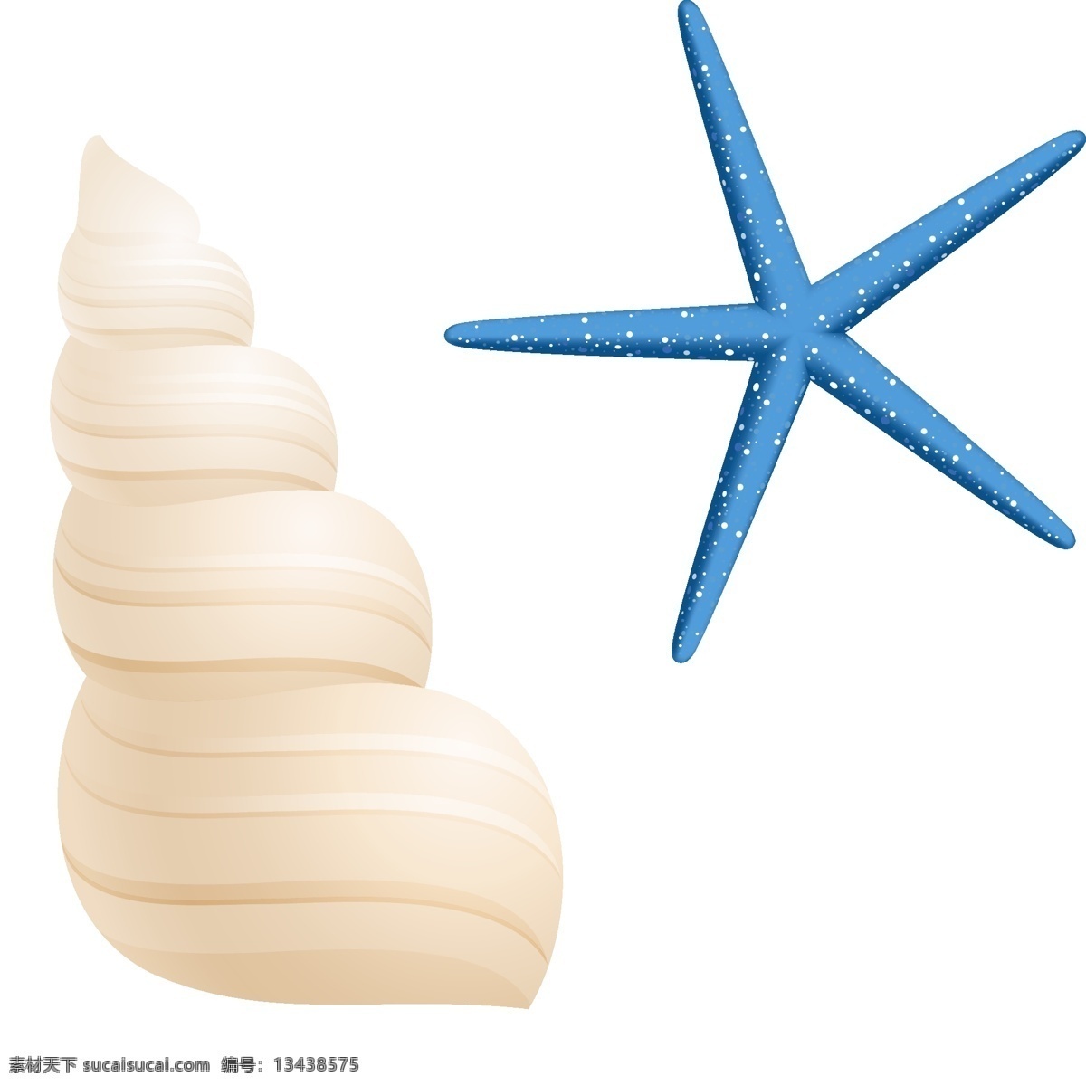 贝壳 海螺 珍珠 海星 石头 海滩 矢量素材 其他矢量 矢量