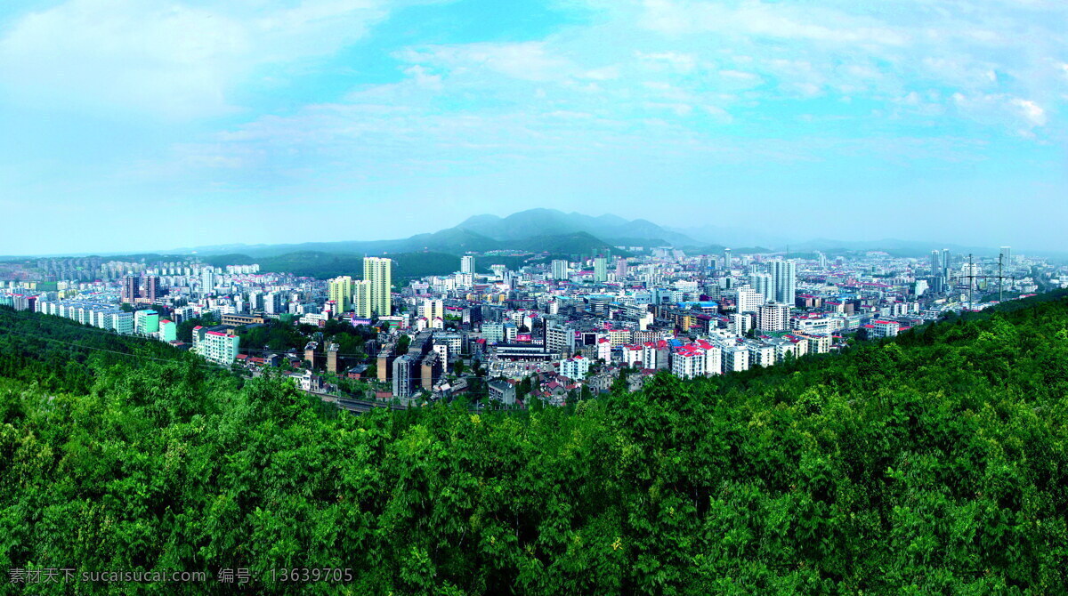 荆门全景图 建筑 背景 山水 房子 风景 荆门 全景图 自然风景 自然景观