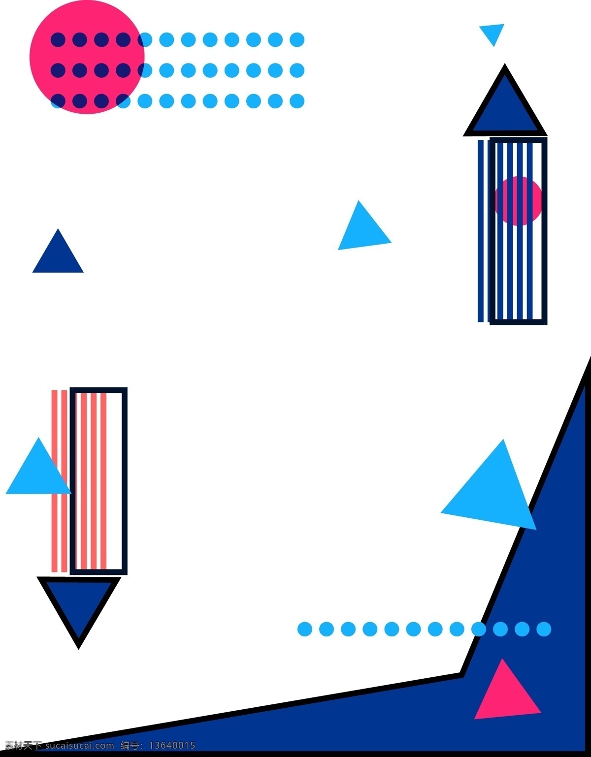 全 原创 波普 风 创意 几何 背景 波普风背景 蓝色 点线面 创意几何 清新