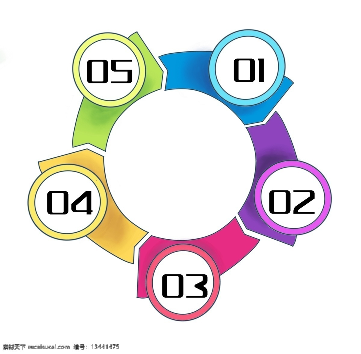 循环 数字 图案 创意 办公