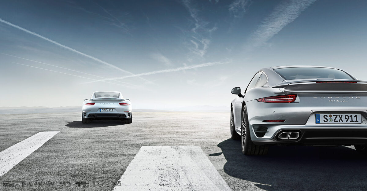 保时捷 交通工具 跑车 现代科技 porsche turbo 矢量图