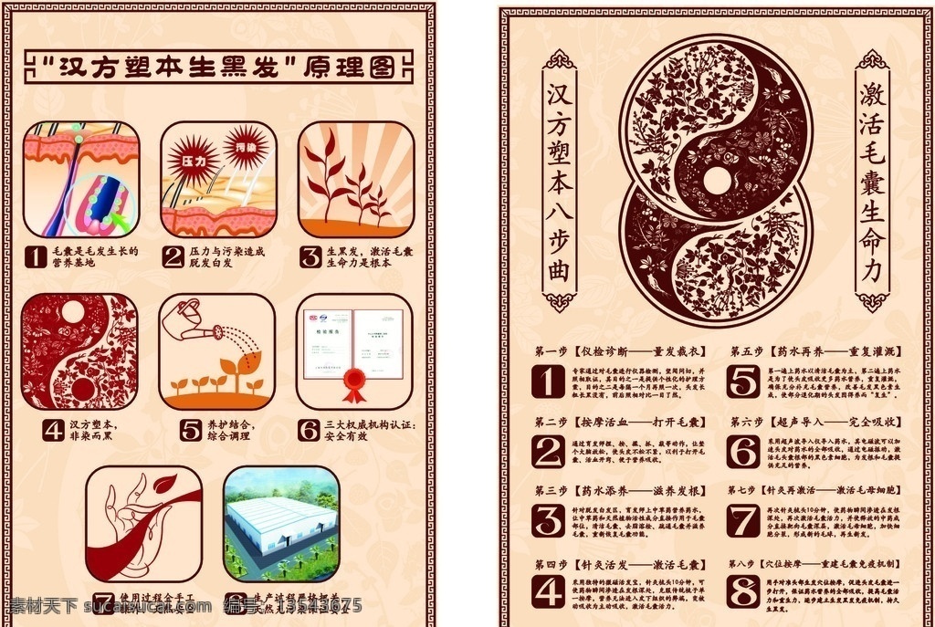 塑年堂原理图 八部曲 矢量