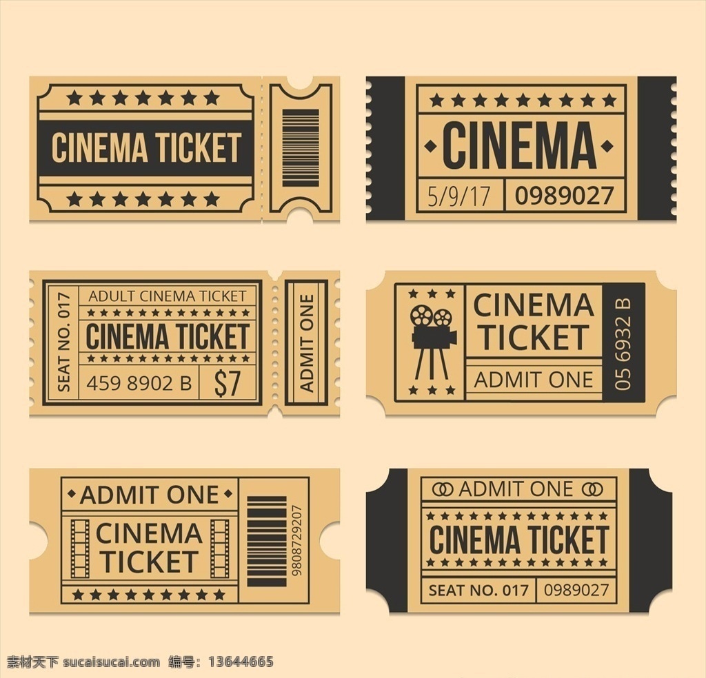 复古 优惠券 票据 模板 卡券 电影票 票 古典 创意 名片卡片