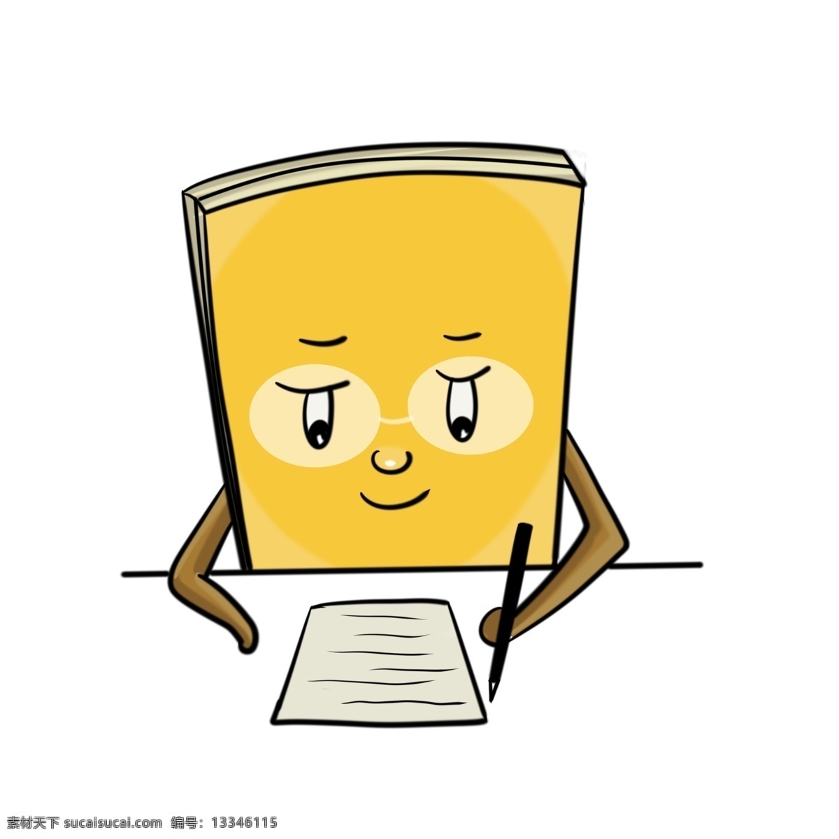 学习 书本 装饰 插画 学习的书本 生气的书本 可爱的书本 漂亮的书本 书本装饰 书本插画 开心的书本