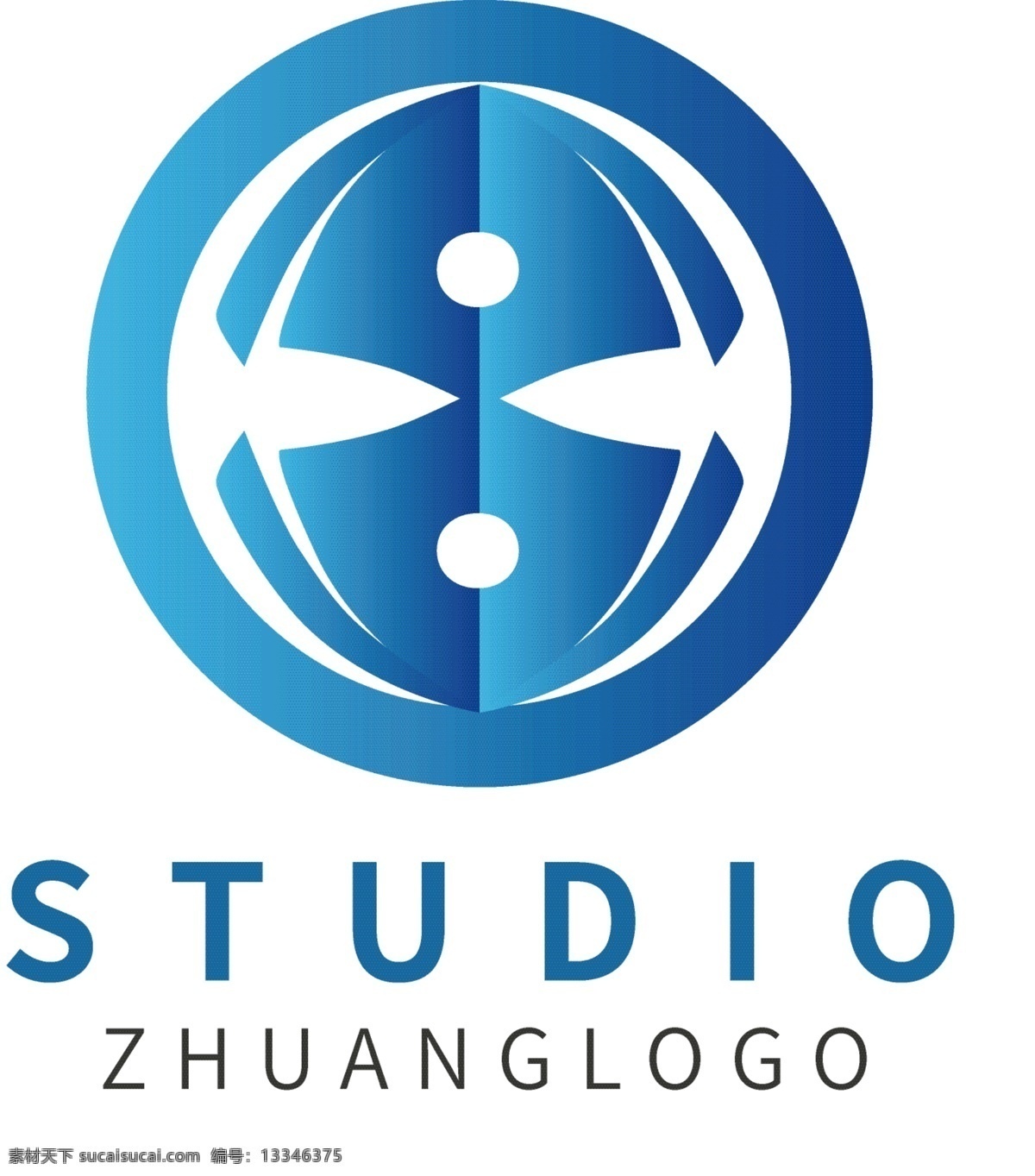 时尚 蓝色 渐变 科技 公司 logo 科技logo 时尚logo 渐变logo 蓝色渐变 logo设计