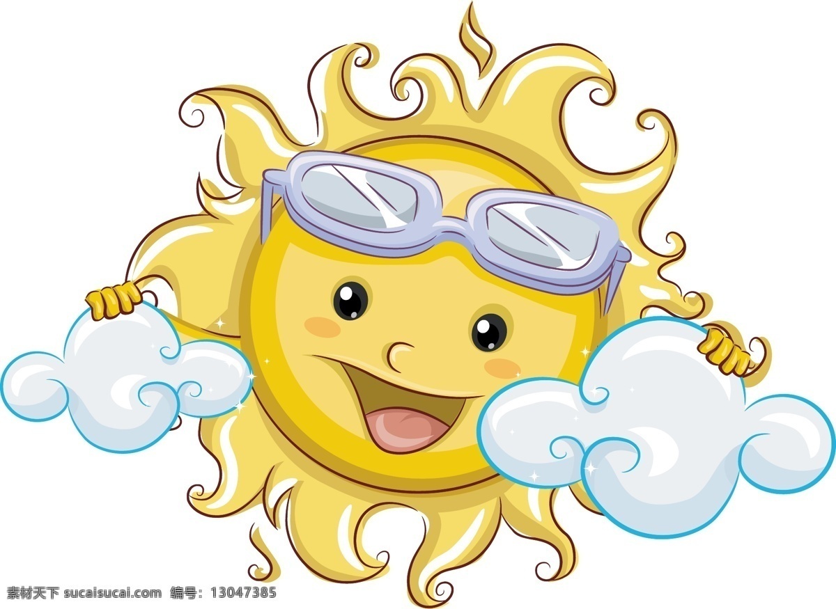太阳 矢量太阳 夏季素材 夏日素材 墨镜 夏季太阳墨镜 可爱太阳 阳光 卡通太阳 summer 微笑太阳 笑脸太阳 小太阳 炎热 太阳公公 卡通设计