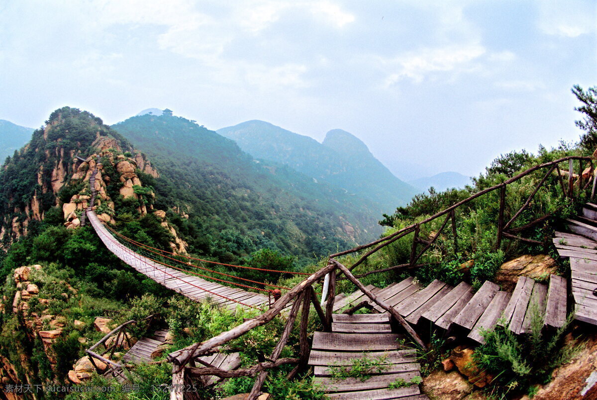 风景名胜 风景区 木栈道 自然景观 莱芜 香山 万米 栈道 山东莱芜香山 旅游风景区 王石门 万米栈道 游路设计 矢量图 日常生活